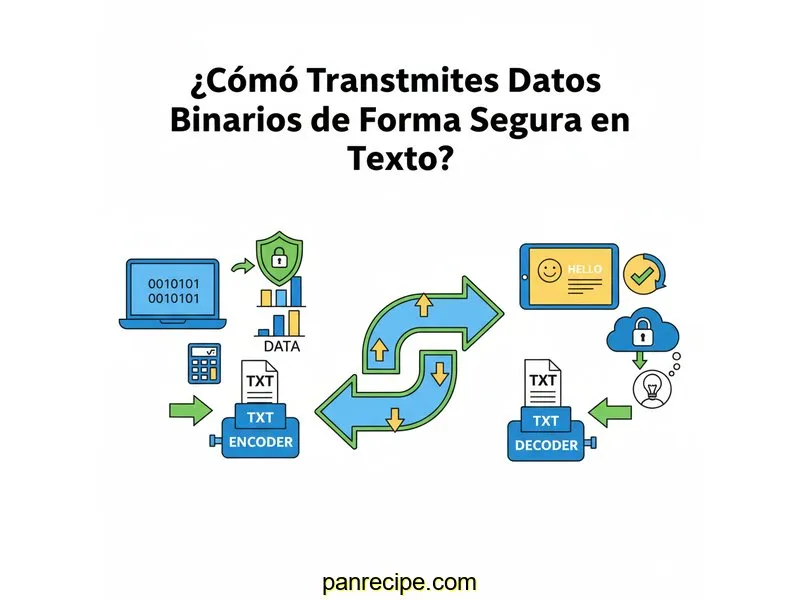 ¿Cómo Transmites Datos Binarios de Forma Segura en Texto?