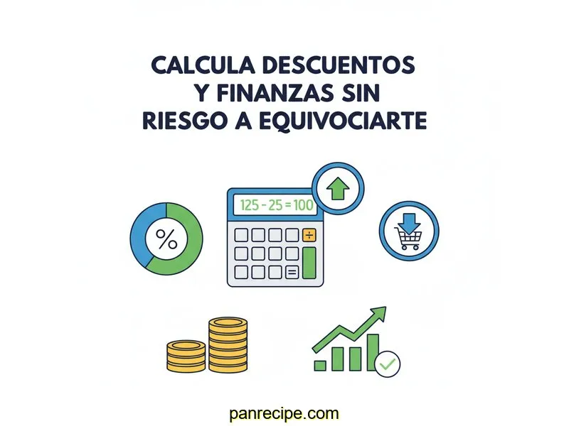 Calcula descuentos y finanzas sin riesgo a equivocarte