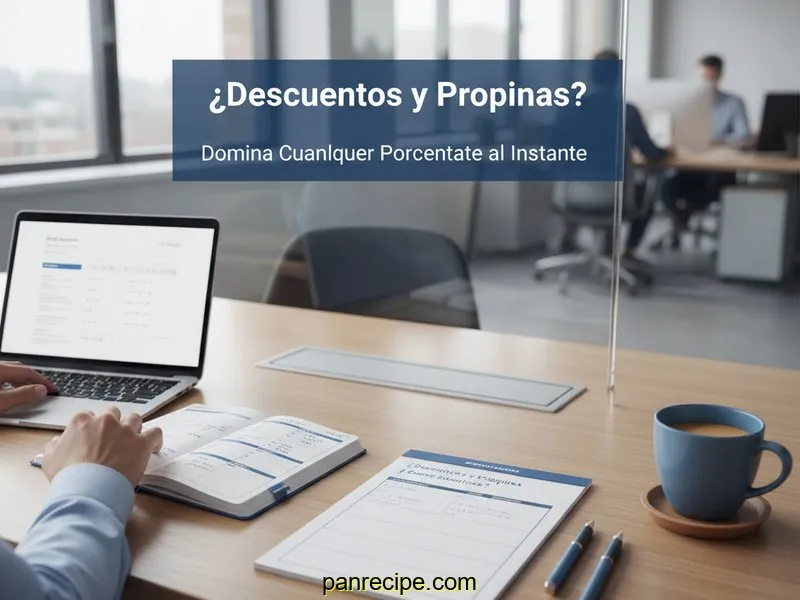 Ilustración para la guía de ¿Descuentos y Propinas? Domina Cualquier Porcentaje al Instante