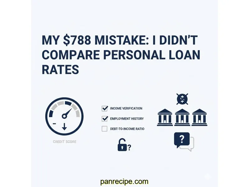 My $788 Mistake: I Didn't Compare Personal Loan Rates