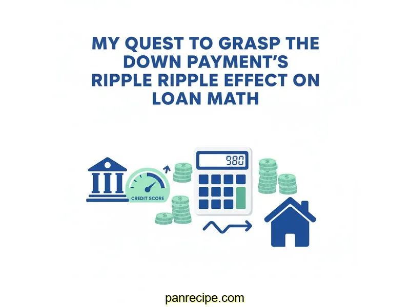 My Quest to Grasp the Down Payment's Ripple Effect on Loan Math