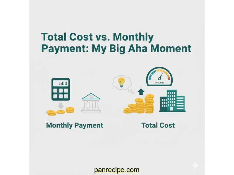 Total Cost vs. Monthly Payment: My Big Aha Moment