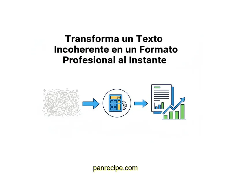 Transforma un Texto Incoherente en un Formato Profesional al Instante